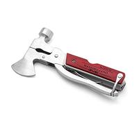 Maverton Utensile Multifunzione Personalizzato - Incisione Laser - Multitool - in Acciaio Inox e Legno - 9 in 1 - Tascabile - Multiuso - Lunghezza 17cm - regalo uomo - Ornamento