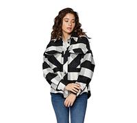 Mavi Maglietta a Scacchi, Bianco e Nero, XS Donna