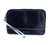 mavi printart Astuccio in Pelle con Cerniera e Laccio Laterale, Borsa con Manico Lungo Uomo, Blu 2, Talla única