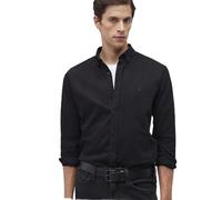 Mavi Uomo Long Sleeve Shirt Hemd, Black, XL