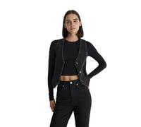 Mavi Vela Smanicato Jeans, Blu, S Donna