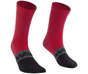 MAVIC Calze da ciclismo unisex Aksium Mid M Borgogna/Nero