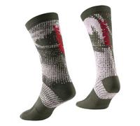 Mavic Calzini Crew Essential Graphic Forest Green / Rose
