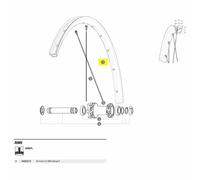 Mavic Cerchio Per Bici Da Corsa Front Ebm Allroad S Black
