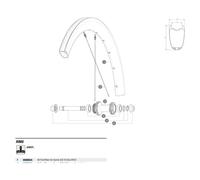 Mavic Cerchio Per Bici Da Corsa Front/rear Cosmic Slr 45 Disc My22 Black