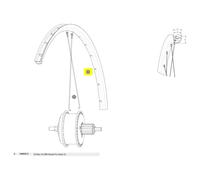 Mavic Cerchio Per Bici Da Corsa Rear Ebm Allroad Pro Carbon Sl Black