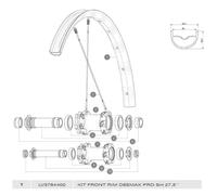 Mavic Cerchione Anteriore Deemax Pro Sh Black