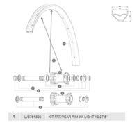 Mavic Cerchione Xa Light 19 Black