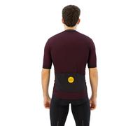Mavic Maglia A Maniche Corte Heritage Aubergine / Black