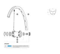 Mavic Raggi Crossmax Slr/sl Pro/xl/pro 29 2013-17 Front/rear 10 Unità Black