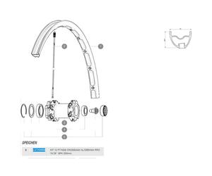 Mavic Raggi Crossmax Slr/sl Pro/xl/pro 29 2013-17 Front/rear 10 Unità Black