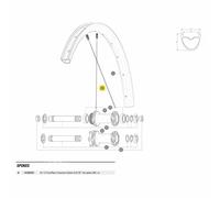 Mavic Raggi Kit 12 Crossmax Carbon Slr 29´´ Black