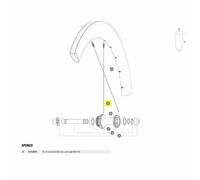 Mavic Raggi Kit 12 Front/rear Cosmic Slr 65 Disc Black