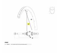 Mavic Raggi Kit 12 Front/rear Cosmic Sls 32 Disc Black