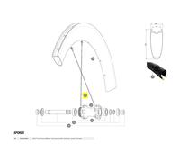 Mavic Raggi Kit 2 Front/rear Comete Pro Carbon Ust Black