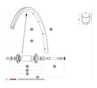 Mavic Raggi Ksyrium Slr/r-sys Slr/ksyrium Pro 2015 Front 10 Unità Black