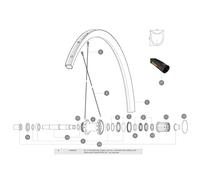 Mavic Raggi Sinistri Ksyrium Pro Carbon Sl Ust 12 Unità Black