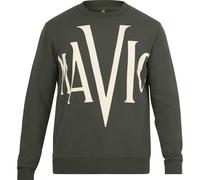 Mavic Unisex Heritage V Sweater S Army Green / Off White