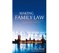 Mavis Maclean Jacek Kurczewski Making Family Law (Copertina rigida)