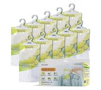 MAVORI Set 10 deumidificatori XL da appendere | deumidificatori a sacchetti | deumidificatore da armadio e assorbiumidità per ambienti contro umidità, fino a 500 ml per sacchetto (Profumo di agrumi)