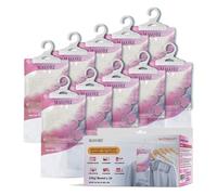 MAVORI Set 10 deumidificatori XL da appendere | deumidificatori a sacchetti | deumidificatore da armadio e assorbiumidità per ambienti contro umidità, fino a 500 ml per sacchetto (Profumo floreale)