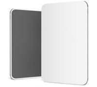 Mavoro Specchio Magnetico Per Armadietto | Acrilico 17,5 x 22,5 cm Infrangibile | Elegante Modello Senza Cornice | Specchio di Sicurezza Per Bambini Senza Vetro (1 pezzo)