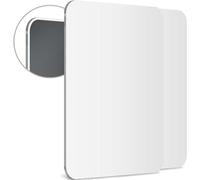 Mavoro Specchio Magnetico Per Armadietto | Acrilico 17,5 x 22,5 cm - Infrangibile | Elegante Senza Cornice | Di Sicurezza Per Bambini Senza Vetro (Confezione da 2)