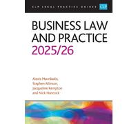Mavrikakis Business Law and Practice 2025/26 (Tascabile)