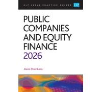 Mavrikakis Public Companies and Equity Finance 2026 (Tascabile)