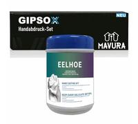 MAVURA Set di impronte in gesso, per coppia o mani del bambino, per calce in gesso