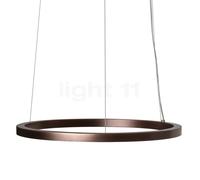Mawa Berliner Ring Lampada a sospensione LED Downlight, anello bronzo/rosone bianco opaco - ø100 cm/7,6 cm - downlight - fase di dimmer - 66,5 W
