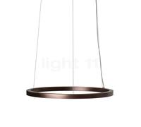 Mawa Berliner Ring Lampada a sospensione LED Downlight, anello bronzo/rosone bronzo - ø60 cm/7,6 cm - downlight - fase di dimmer - 42 W