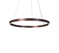 Mawa Berliner Ring Lampada a sospensione LED Up & Downlight, anello bronzo/rosone bronzo - ø100 cm/7,6 cm - up&downlight - fase di dimmer - 133 W