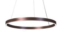 Mawa Berliner Ring Lampada a sospensione LED Up & Downlight, anello bronzo/rosone bronzo - ø120 cm/7,6 cm - up&downlight - dimmerabile a taglio di fase - 162 W