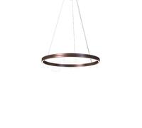 Mawa Berliner Ring Lampada a sospensione LED Up & Downlight, anello bronzo/rosone bronzo - ø60 cm/30 cm - up&downlight - Casambi - 84 W