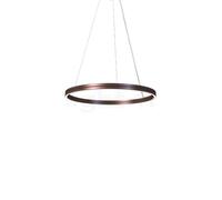 Mawa Berliner Ring Lampada a sospensione LED Up & Downlight, anello bronzo/rosone bronzo - ø60 cm/7,6 cm - up&downlight - Casambi - 84 W