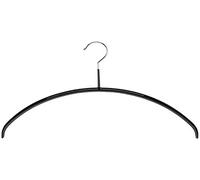 MAWA by Reston Lloyd Euro Series Antiscivolo salvaspazio Appendiabiti per Camicie e Vestiti, Stile 40/P, 10 Pezzi, Nero, Black, Set of 12