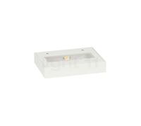 Mawa One Piece 6 Lampada da parete LED, bianco opaco