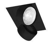 Mawa Wittenberg 4.0 Lampada da incasso a soffitto rettangolare con testa allineata 2 fuochi LED, nero opaco - senza alimentatore