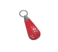 MAWERDCXG Calzascarpe Calzascarpe corto in pelle piccolo con manico Tirascarpe Portachiavi portatile for la casa Shoe Horn(G)