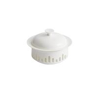 MAWERDCXG Piatti Piatto rotondo isolato con coperchio, piatto riscaldante in ceramica for ristorante, caldo for hotel, vassoio for dessert Plates(5.4 inches)