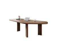 MAWERDCXG Scrivania Da Studio Moderna In Legno Massello Dalla Forma Speciale, Adatta Come Postazione Di Lavoro For Computer In Uffici Aziendali(200x80x75cm)