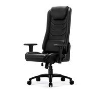 MAWERDCXG Sedia da Ufficio Sedia Da Scrivania Ergonomica Nera, Compito Regolabile In Altezza, Ufficio Girevole All'alta Retro Con Braccioli E Ruote Ergonomia