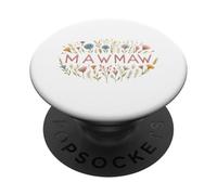 Mawmaw Floral Wildflower Garden Design per nonne PopSockets PopGrip Adesivo