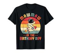 Mawmaw of The Birthday Boy Space Astronauta Compleanno Famiglia Maglietta