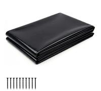 mawmuaw Rivestimento per laghetto, 2 x 3 m, in HDPE, resistente, impermeabile, flessibile, preformato, da giardino, spessore 0,3 mm, per giardini, laghetti per pesci, paesaggistica, cascata, fontana