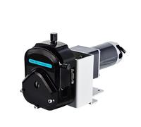 Max 12L/min Pompa Peristaltica 12V 24V Pompa Acqua Pompa Dosatrice Industriale for Distributore Automatico Minerario Milke Pastorizzazione OEM200(Non Speed Controller,12V)