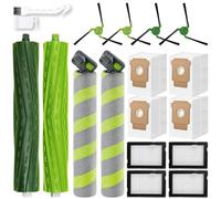 Max 705 Combo Ricambio Kit Compatibile con iRobot Roomba Max 705 Combo/Max 700 Series Robot Aspirapolvere Accessori 1 Spazzola Principale/4 Filtro HEPA/2 Roller Mop/4 Spazzole Laterali/4 Sacchetto di