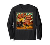 Max 883 Nord Sud Ovest EST Maglia a Manica