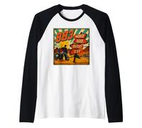 Max 883 Nord Sud Ovest EST Maglia con Maniche Raglan